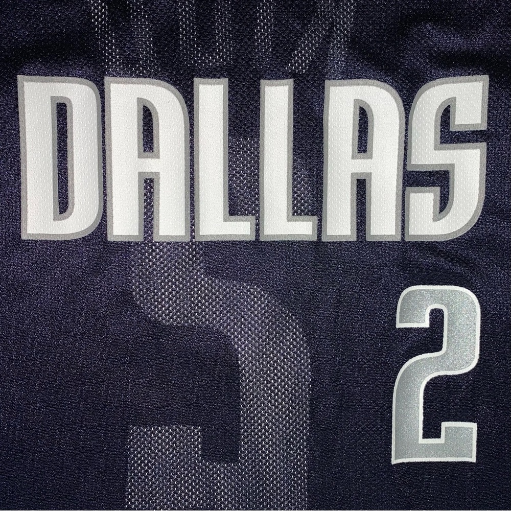 Adidas Jason Kidd Dallas Mavericks #2 Navy Blue Road Jersey Men’s Large - Picture 4 of 6
